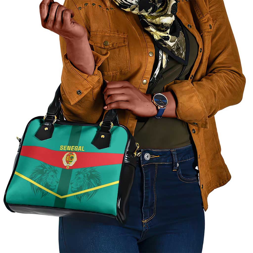Support the Lions of Teranga - Senegal Football Shoulder Handbag