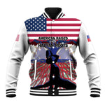 Afro Haiti Heritage Month 2025 Baseball Jacket American Raised With Haitian Roots