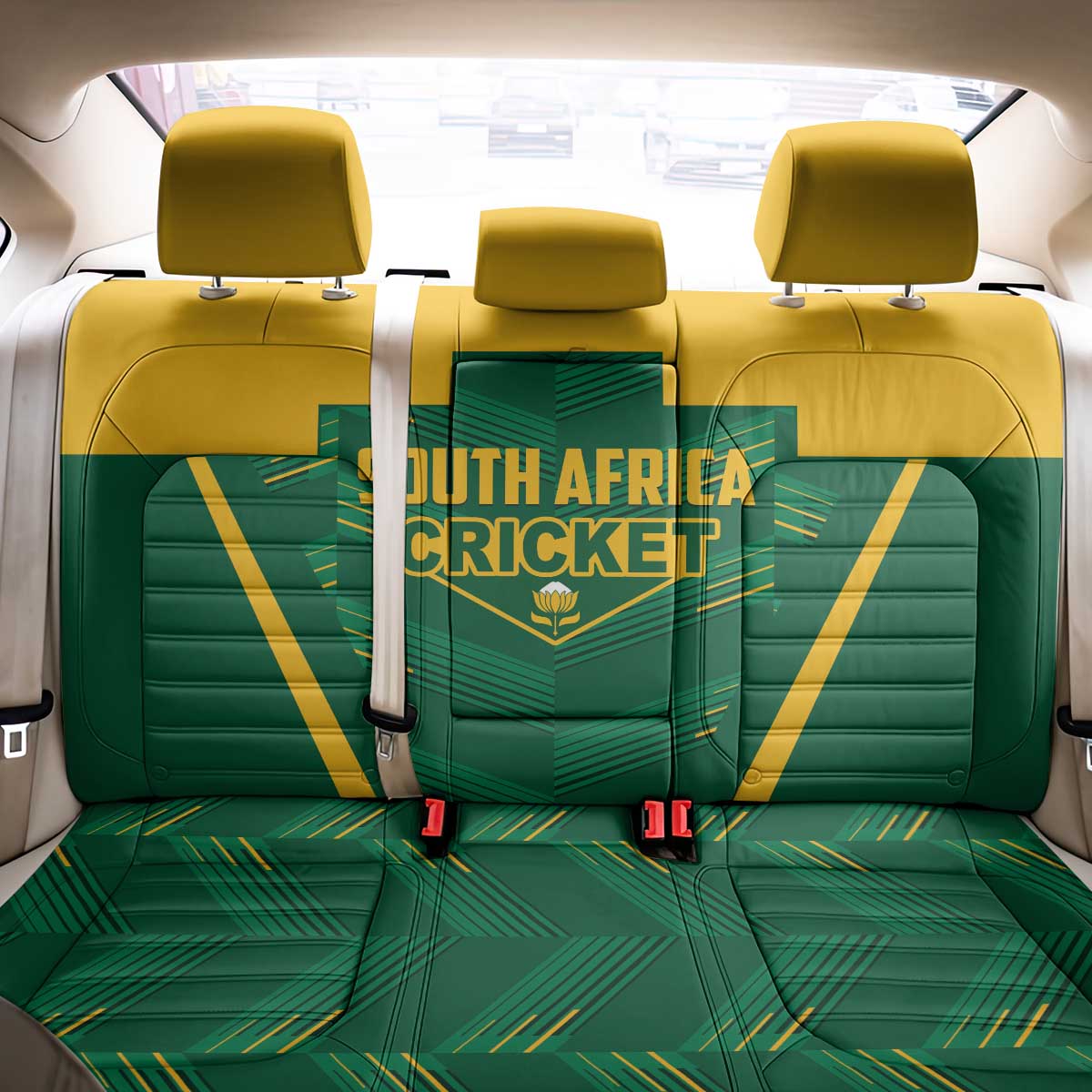 South Africa Cricket Back Car Seat Cover SA Protea Woza Nawe
