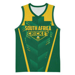 Custom South Africa Cricket Basketball Jersey SA Protea Woza Nawe - African Pride
