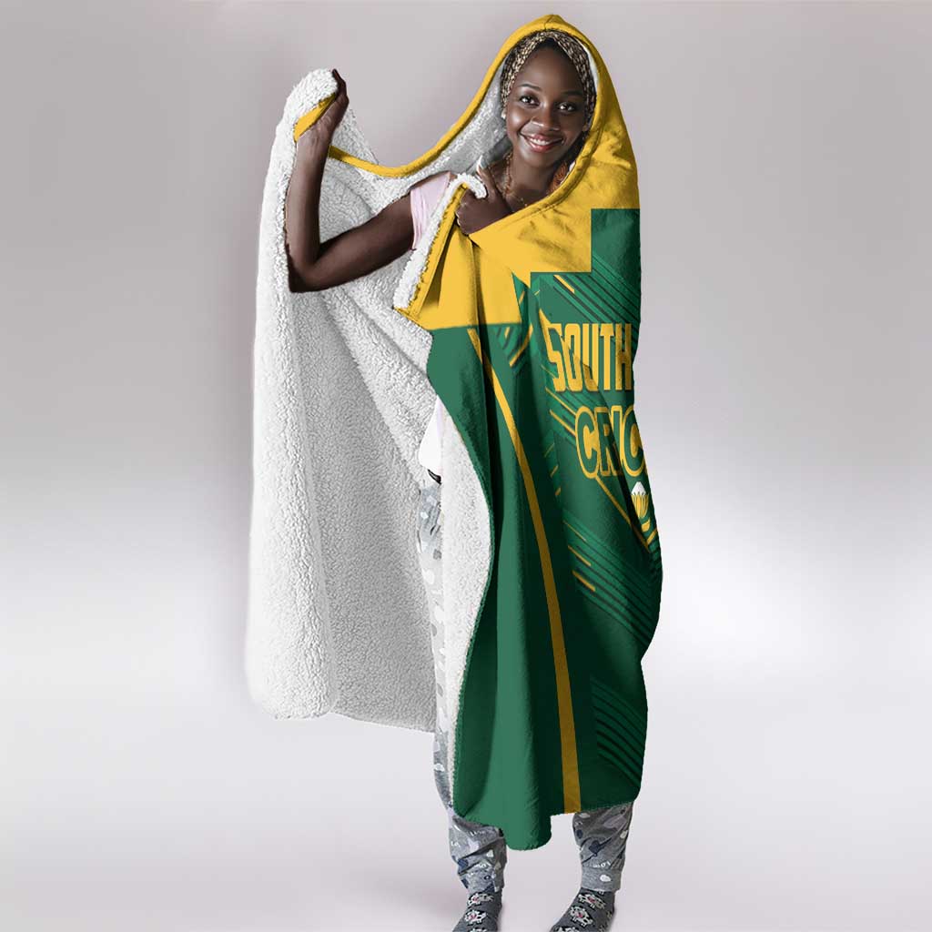 South Africa Cricket Hooded Blanket SA Protea Woza Nawe