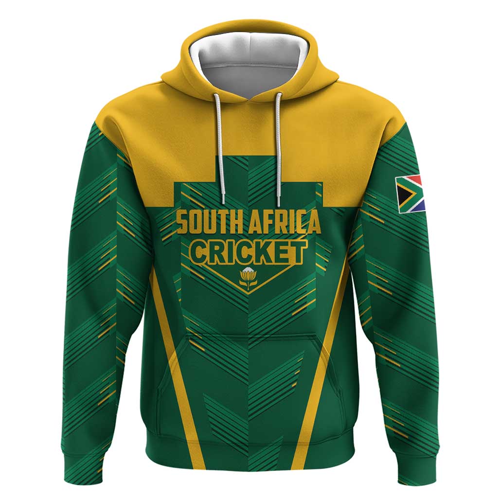 Custom South Africa Cricket Hoodie SA Protea Woza Nawe