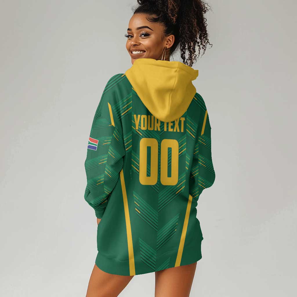 Custom South Africa Cricket Hoodie Dress SA Protea Woza Nawe