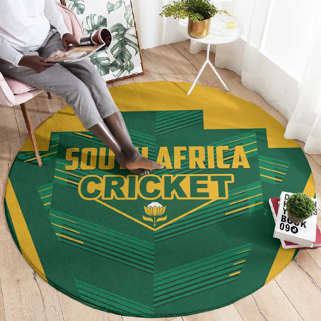 South Africa Cricket Round Carpet SA Protea Woza Nawe