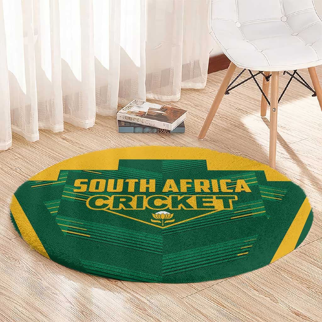 South Africa Cricket Round Carpet SA Protea Woza Nawe