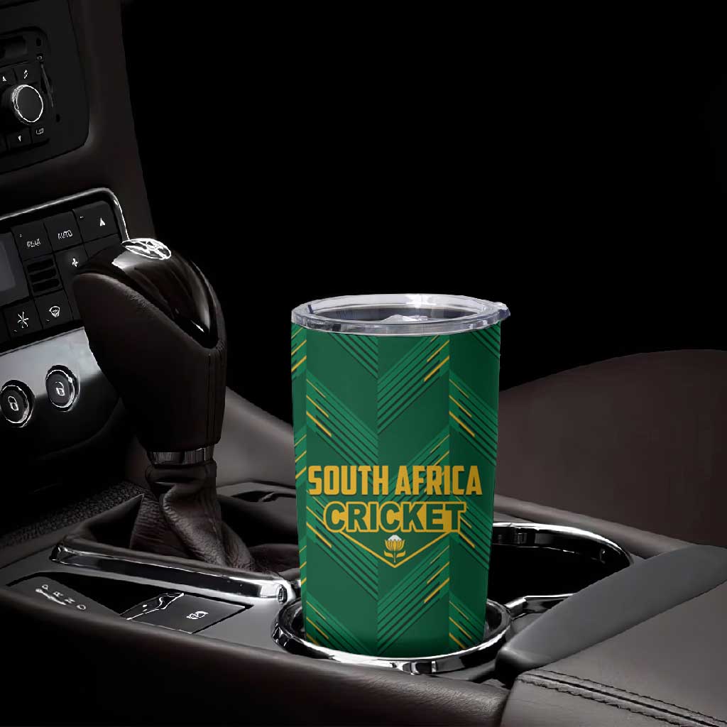 Custom South Africa Cricket Tumbler Cup SA Protea Woza Nawe