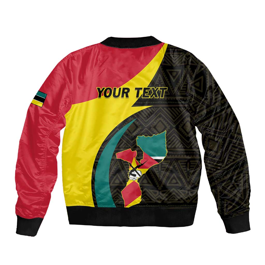 Mozambique Independence Day Sleeve Zip Bomber Jacket Muzambhiki 1975 Anniversary