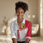 Tunisia Football Women Casual Shirt - Victory for the Eagles of Carthage LT01