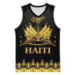 Haiti Neg Marron Basketball Jersey Lespwa pa anyen san aksyon - Gold - African Pride