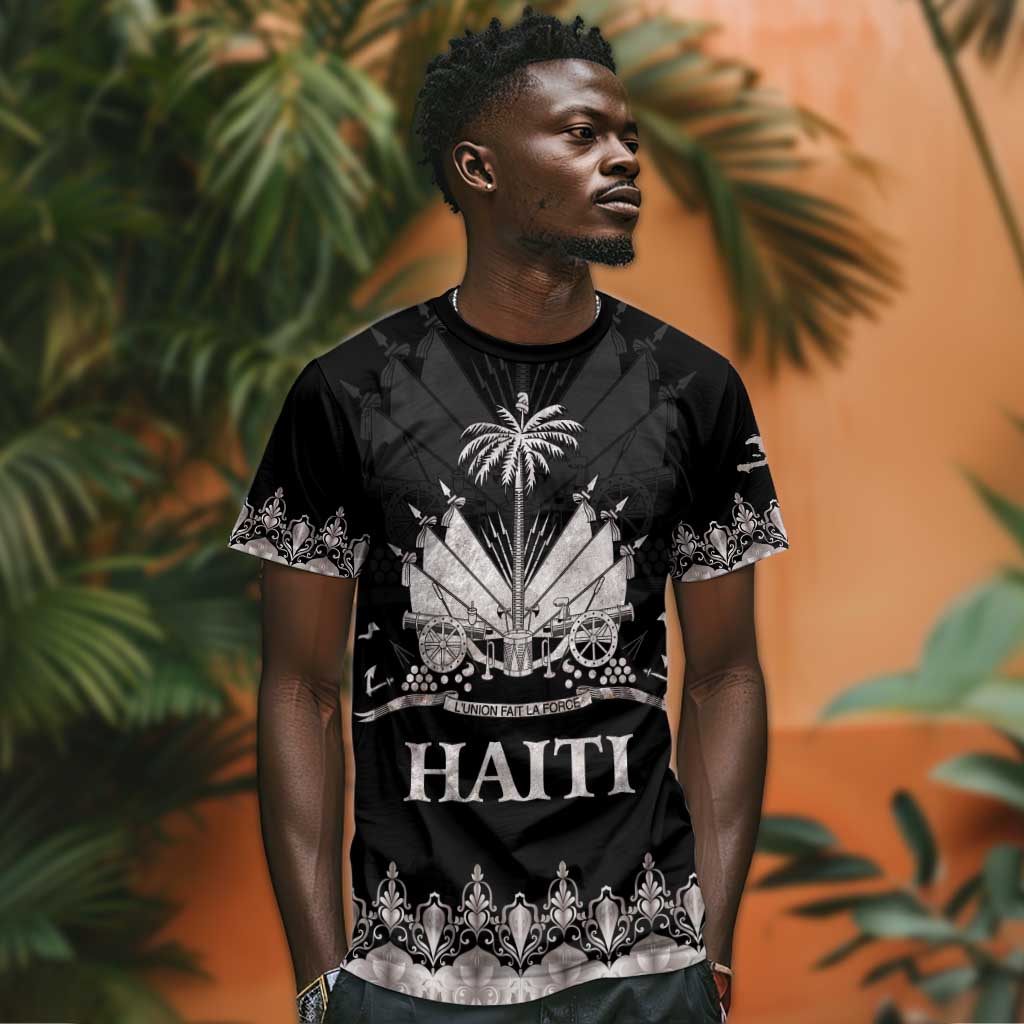 Haiti Neg Marron T shirt Hope is Nothing Without Action - Silver
