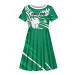 Nigeria Football Kid Short Sleeve Dress - Victory for the Super Eagles
