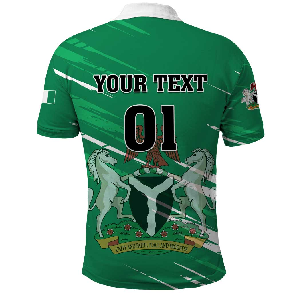 Nigeria Football Polo Shirt - Victory for the Super Eagles