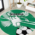 Nigeria Football Round Carpet - Victory for the Super Eagles