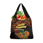 African Happy Kwanzaa Grocery Bag