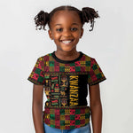 Kwanzaa African Pattern Kid T shirt