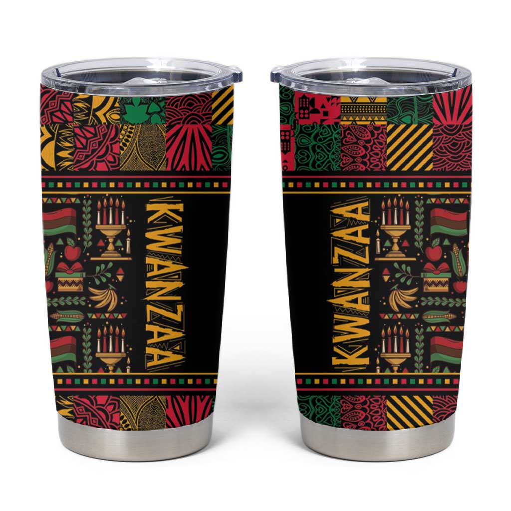 Kwanzaa African Pattern Tumbler Cup