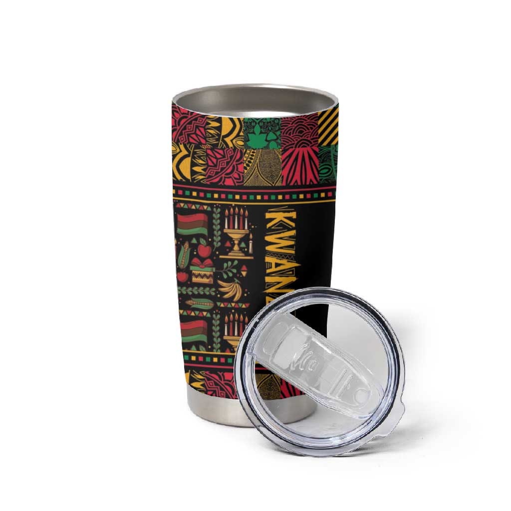 Kwanzaa African Pattern Tumbler Cup
