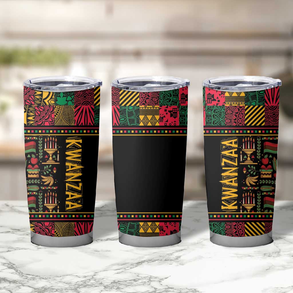 Kwanzaa African Pattern Tumbler Cup