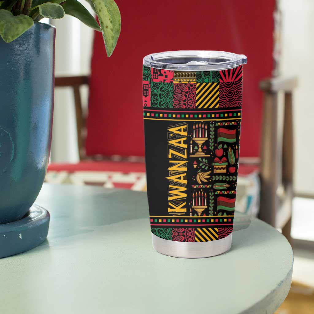 Kwanzaa African Pattern Tumbler Cup
