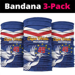 Cape Verde Independence Day Neck Gaiter Gerbera Daisy Pattern LT01