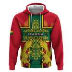 Custom Ghana Hoodie with Cross of Saint George and Tawny Eagles