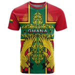 Custom Ghana T shirt with Cross of Saint George and Tawny Eagles