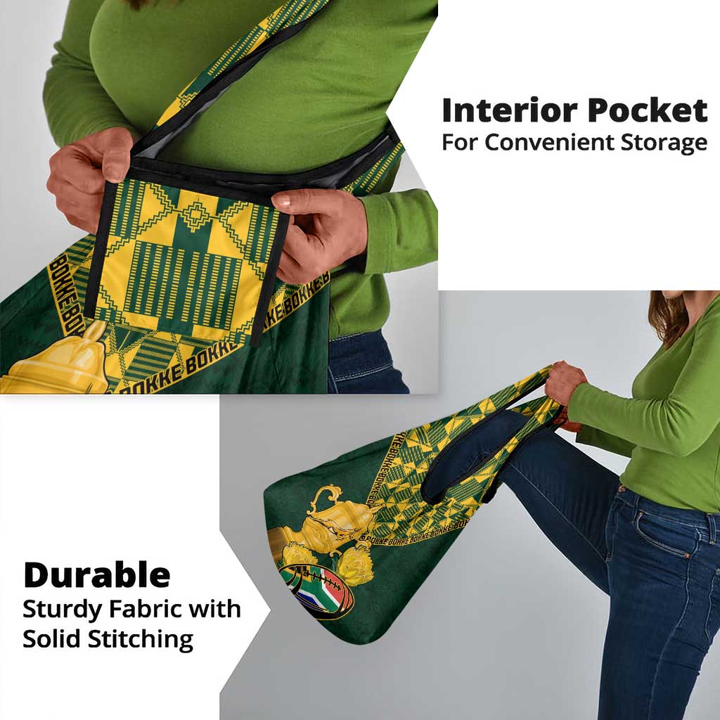 South Africa Rugby Grocery Bag - Go Bokke Champion, World Cup
