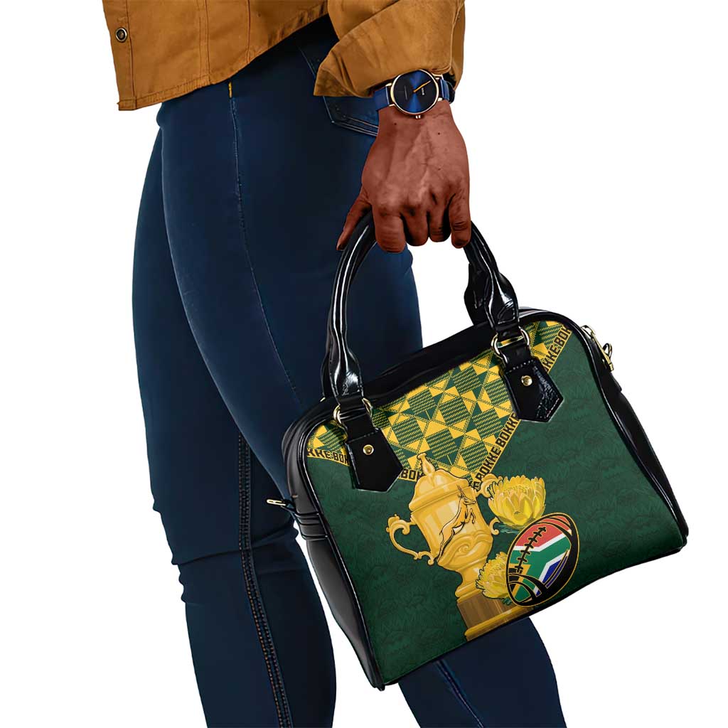 South Africa Rugby Shoulder Handbag - Go Bokke Champion, World Cup