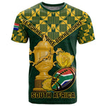 Custom South Africa Rugby T shirt - Go Bokke Champion, World Cup