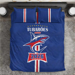 Cape Verde 2026 Football Bedding Set Blue Sharks WC Debut - African Pride
