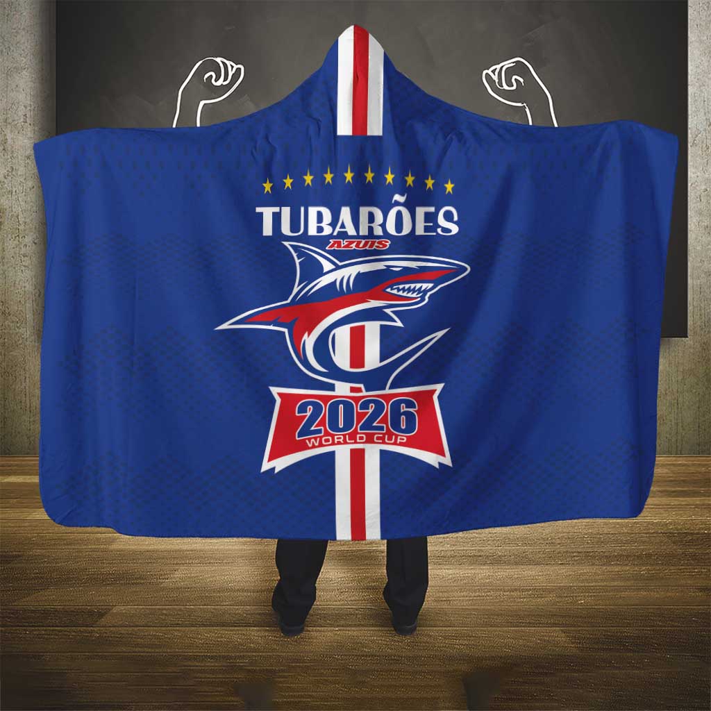 Cape Verde 2026 Football Hooded Blanket Blue Sharks WC Debut - African Pride