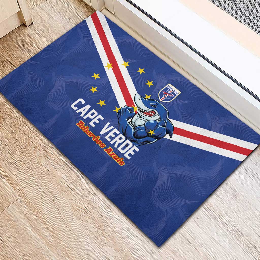 Cape Verde Football Rubber Doormat Tubaroes Azuis Make History - African Pride