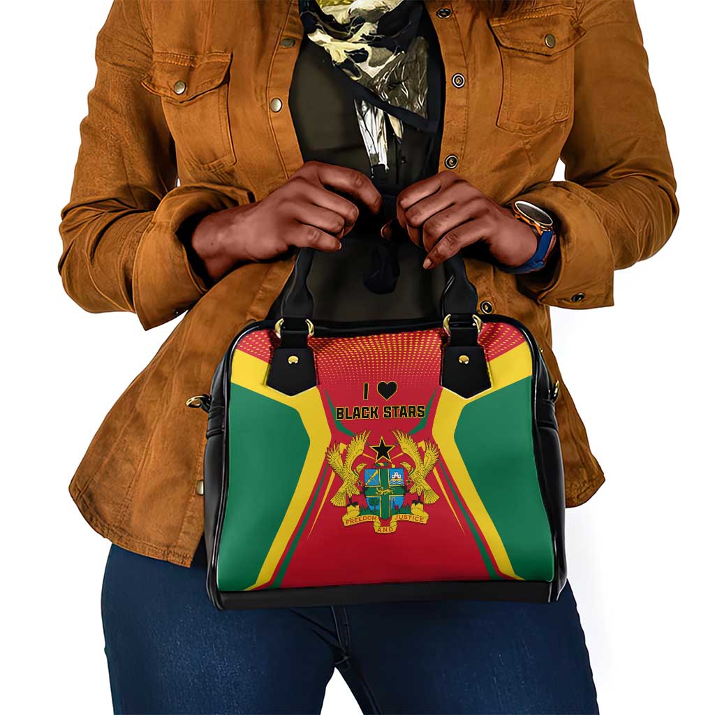 Support the Black Stars - Ghana Football Shoulder Handbag