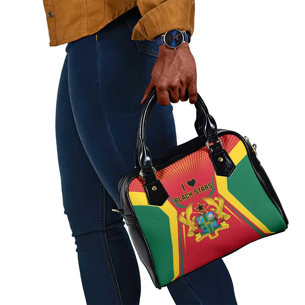 Support the Black Stars - Ghana Football Shoulder Handbag