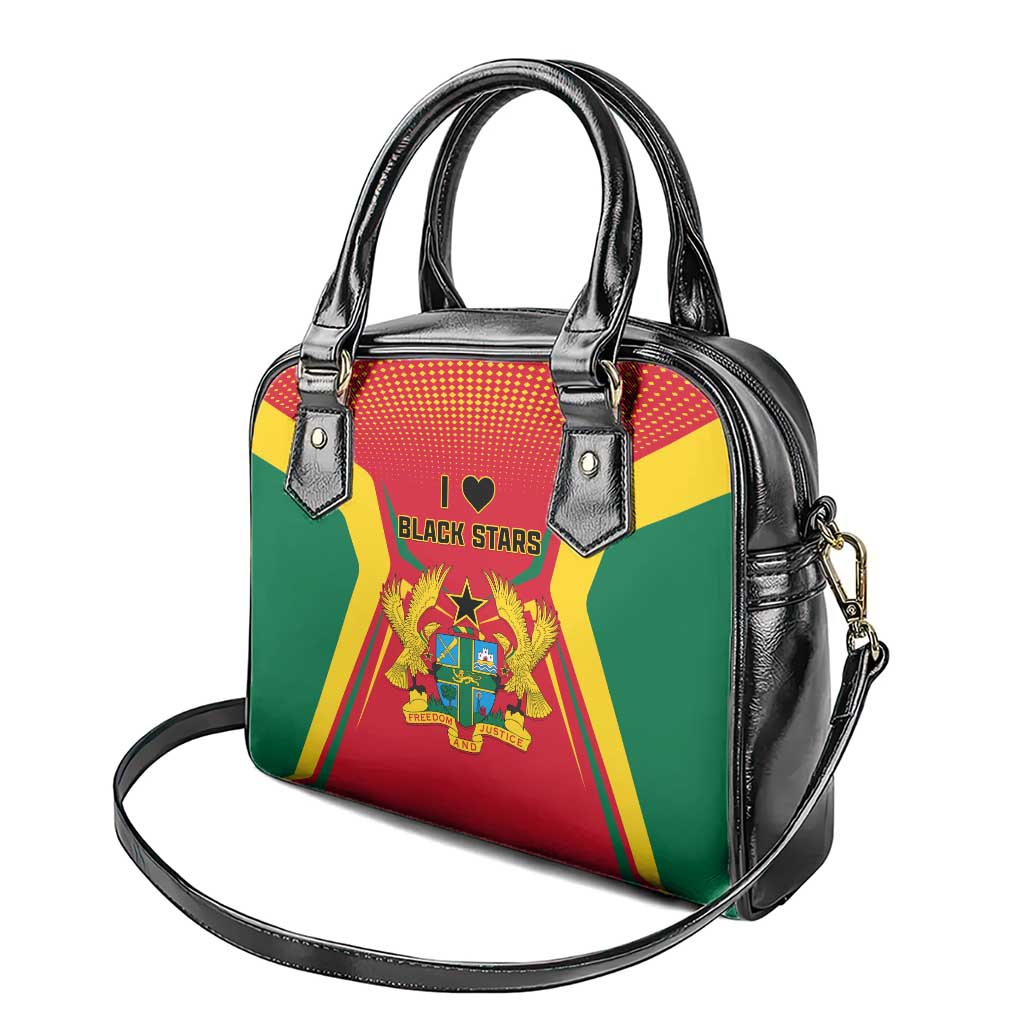 Support the Black Stars - Ghana Football Shoulder Handbag