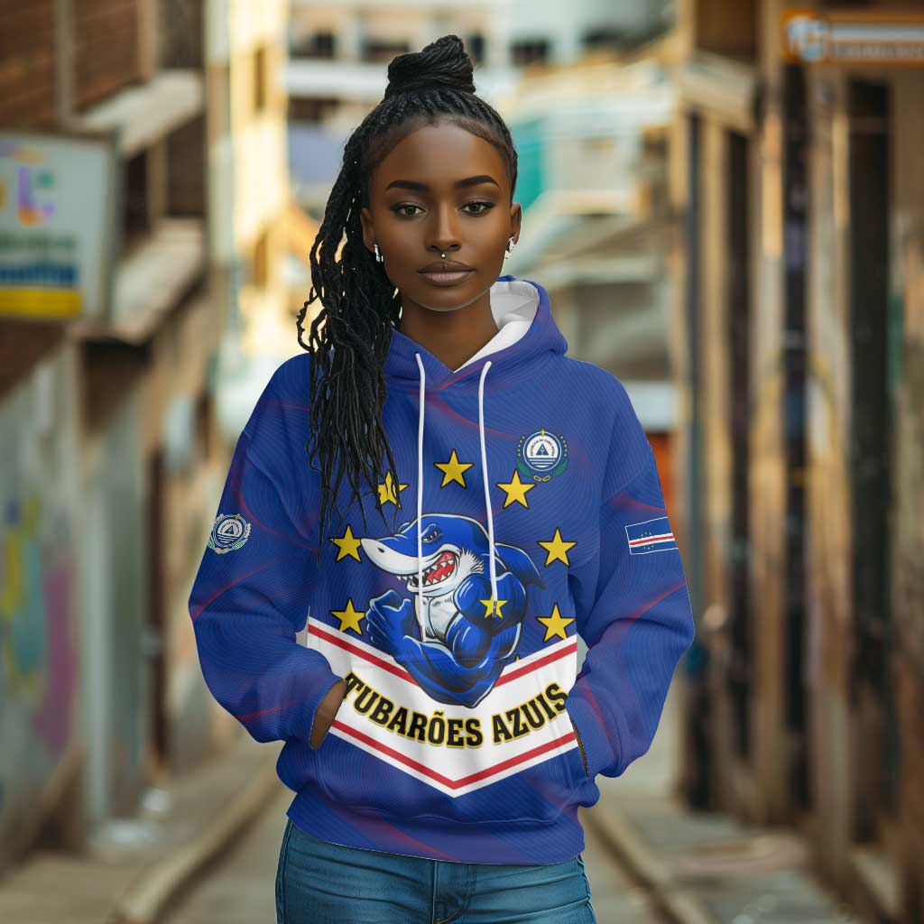 Support the Tubaroes Azuis - Cape Verde Football Hoodie