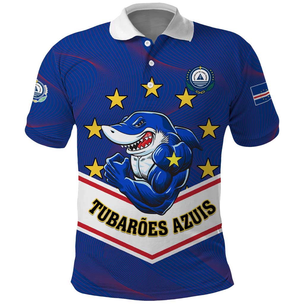 Support the Tubaroes Azuis - Cape Verde Football Polo Shirt