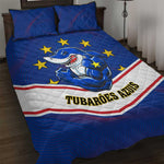 Support the Tubaroes Azuis - Cape Verde Football Quilt Bed Set