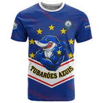 Support the Tubaroes Azuis - Cape Verde Football T shirt