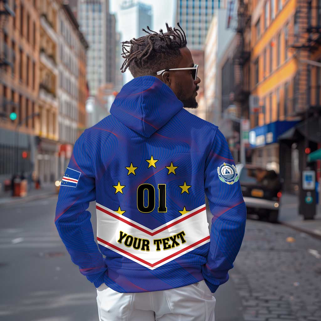 Support the Tubaroes Azuis - Cape Verde Football Zip Hoodie