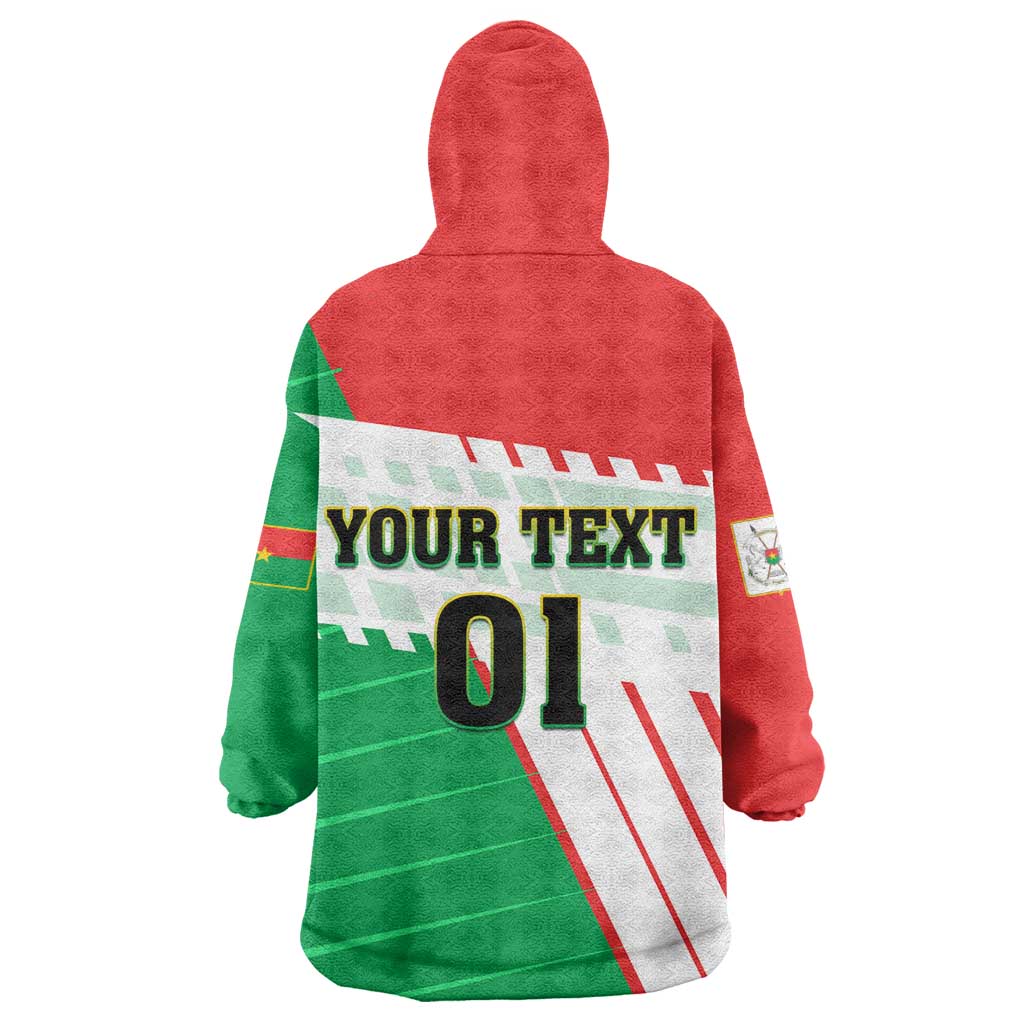 Support Les Etalons - Burkina Faso Football KId Wearable Blanket Hoodie