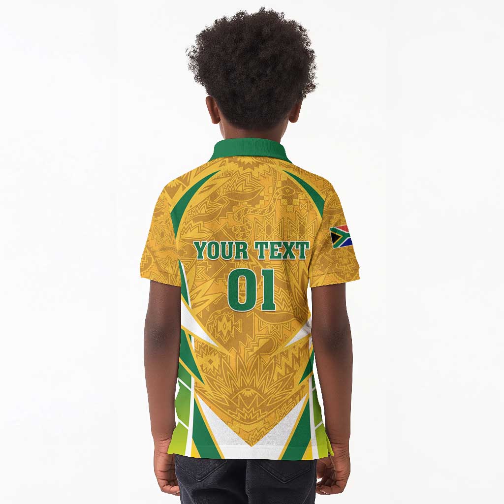 Support Bafana Bafana - South Africa Soccer Kid Polo Shirt