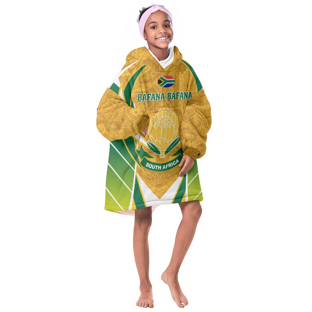 Support Bafana Bafana - South Africa Soccer KId Wearable Blanket Hoodie