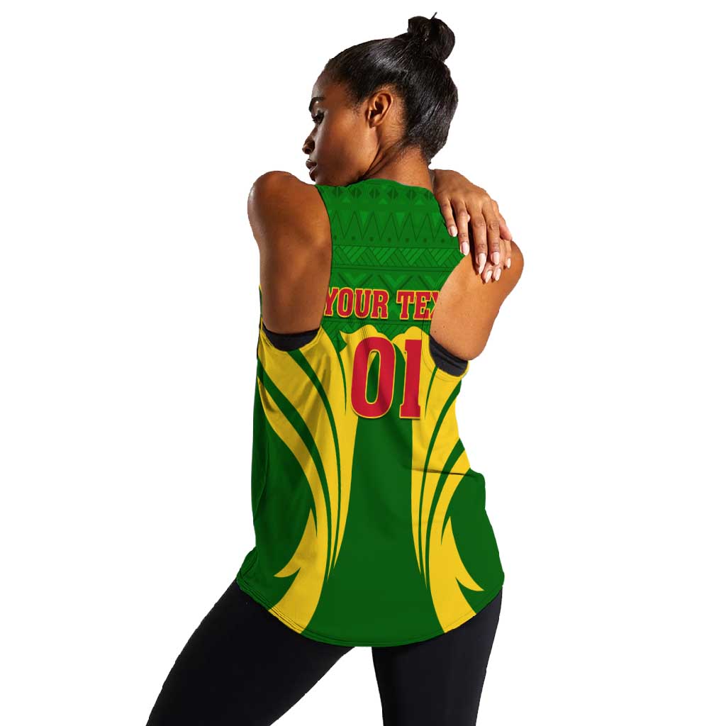 Support Les Aigles Du Mali - Mali Football Women Racerback Tank