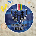 Central African Republic Football Beach Blanket African Come On Les Fauves