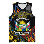 Personalized Central African Republic Basketball Jersey Protea - African Pattern - African Pride