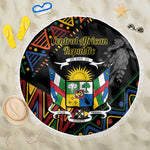 Central African Republic Beach Blanket Protea - African Pattern
