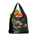 South Sudan Grocery Bag African Pattern Hibiscus Floral