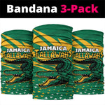 Afro Jamaica Cricket Tallawahs Neck Gaiter Fi Wi Tallawahs Champions LT01