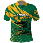 Custom Afro Jamaica Cricket Tallawahs Polo Shirt Fi Wi Tallawahs Champions